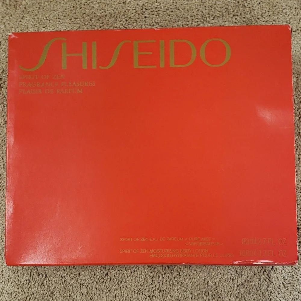 Shiseido Spirit Of Zen Pleasures Set Lotion and Eau De Parfum New In Box Vintage - Picture 9 of 11
